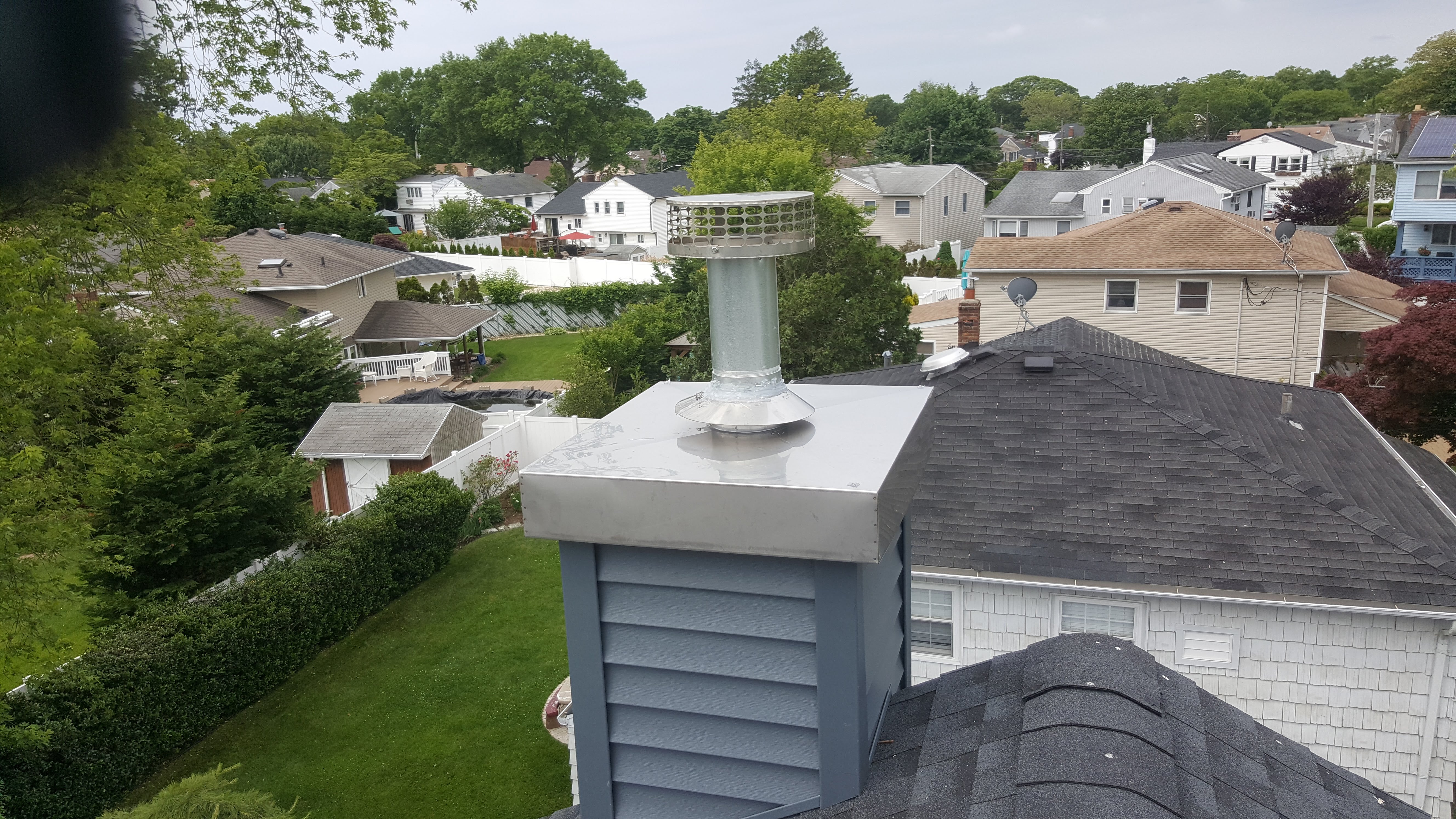 Energy-saving top sealing damper installed in Dix Hills, New York